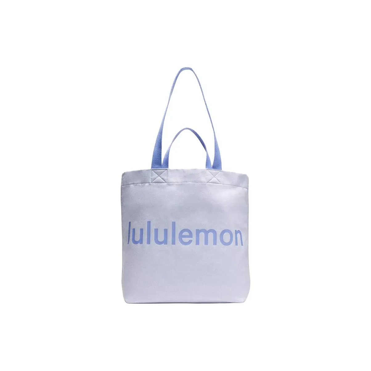 lululemon Хлопок Холст Сумка Стандартная Унисекс Спокойный Синий & Пыльный Фиолетовый