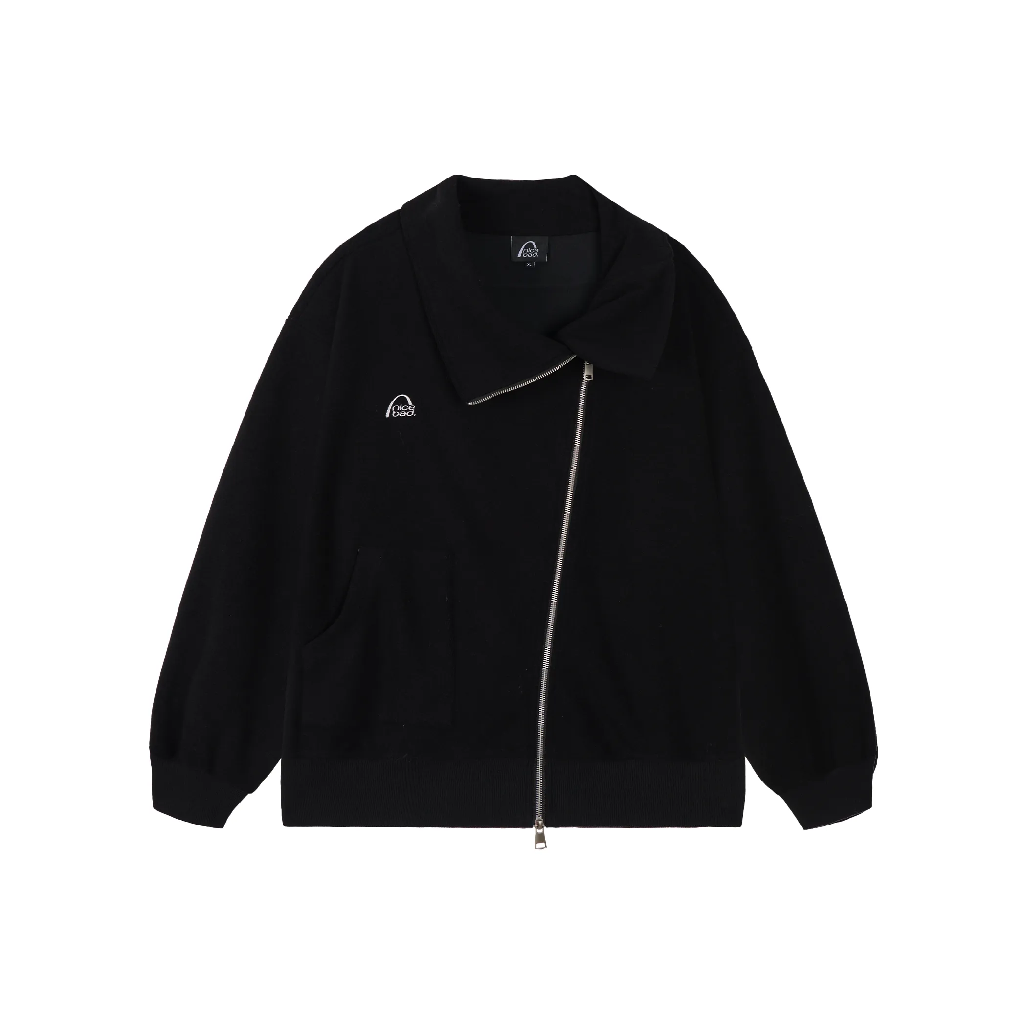 NICEBAD Минималистский стиль Однотонный пальто Свитшот Унисекс