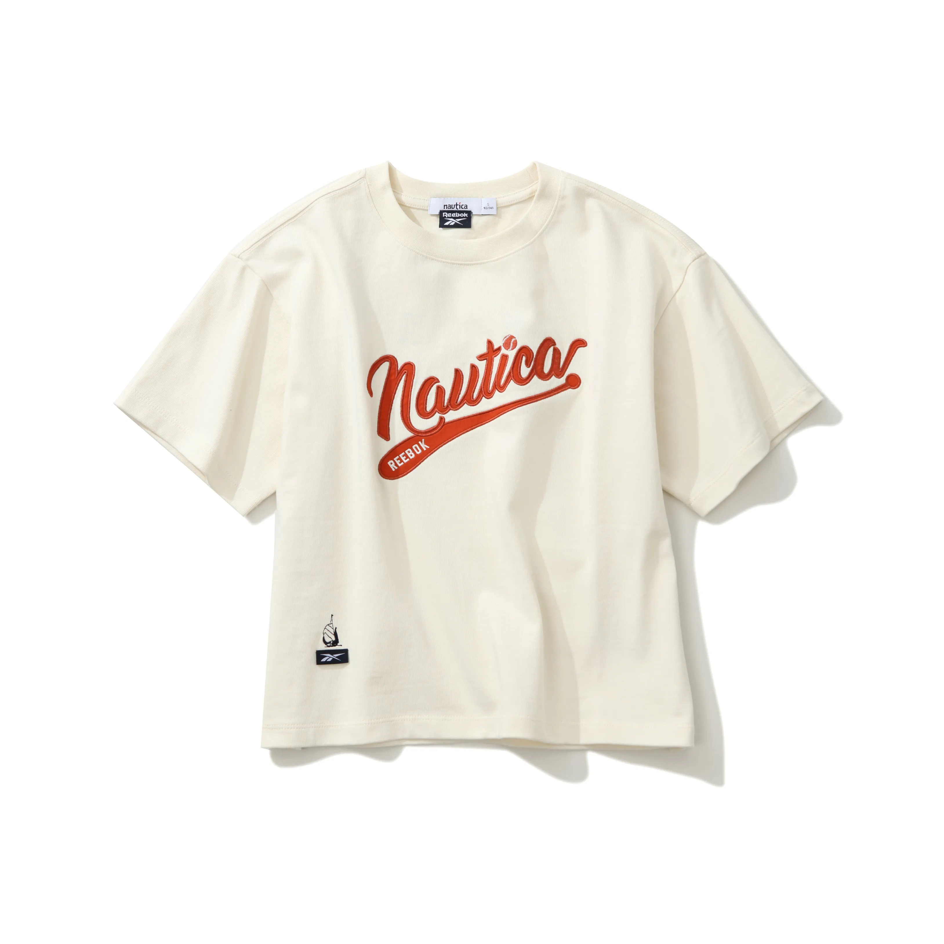 Nautica White Sail Reebok Collaboration T-Shirt Женская