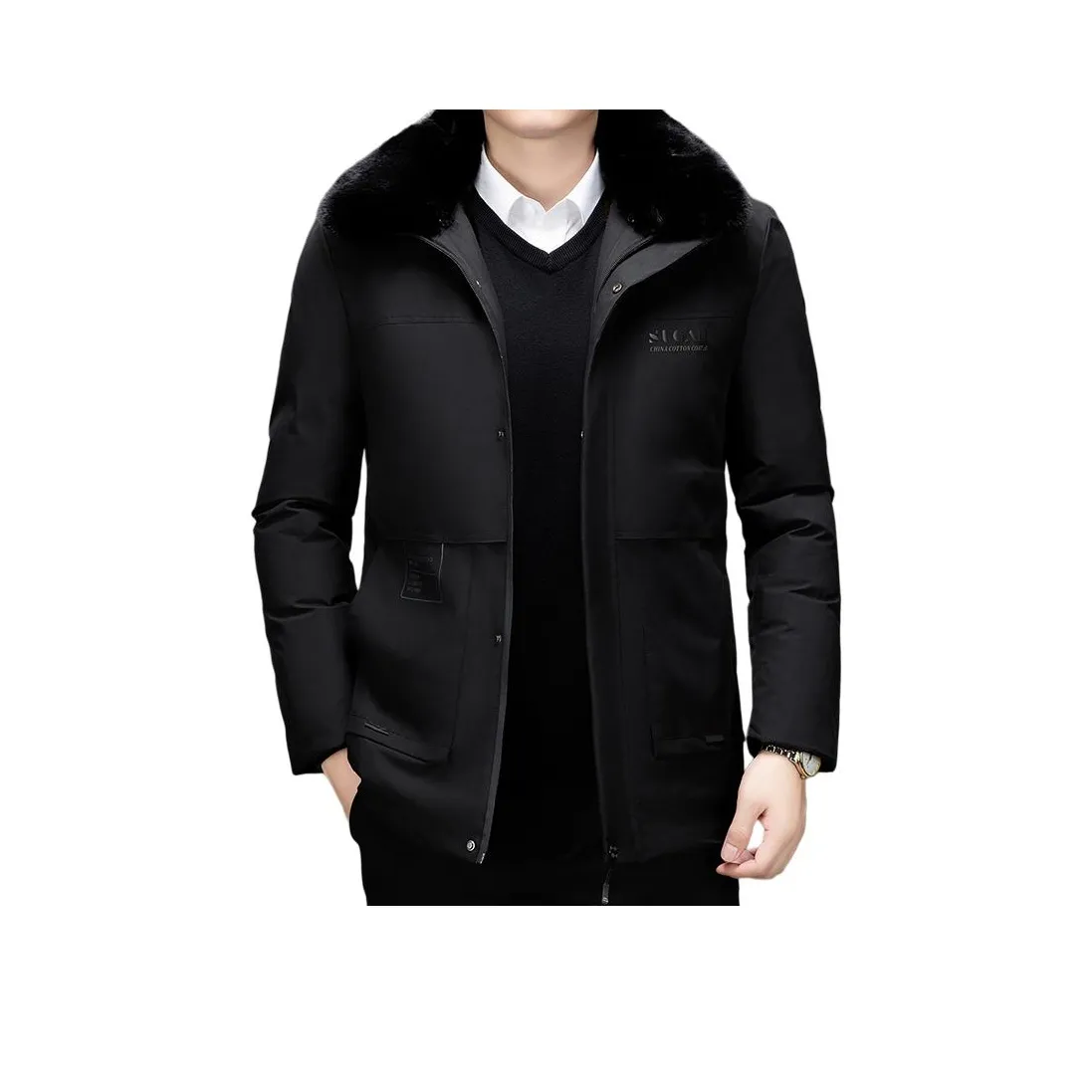 PIERRE CARDIN Хлопковый пуховик мужской