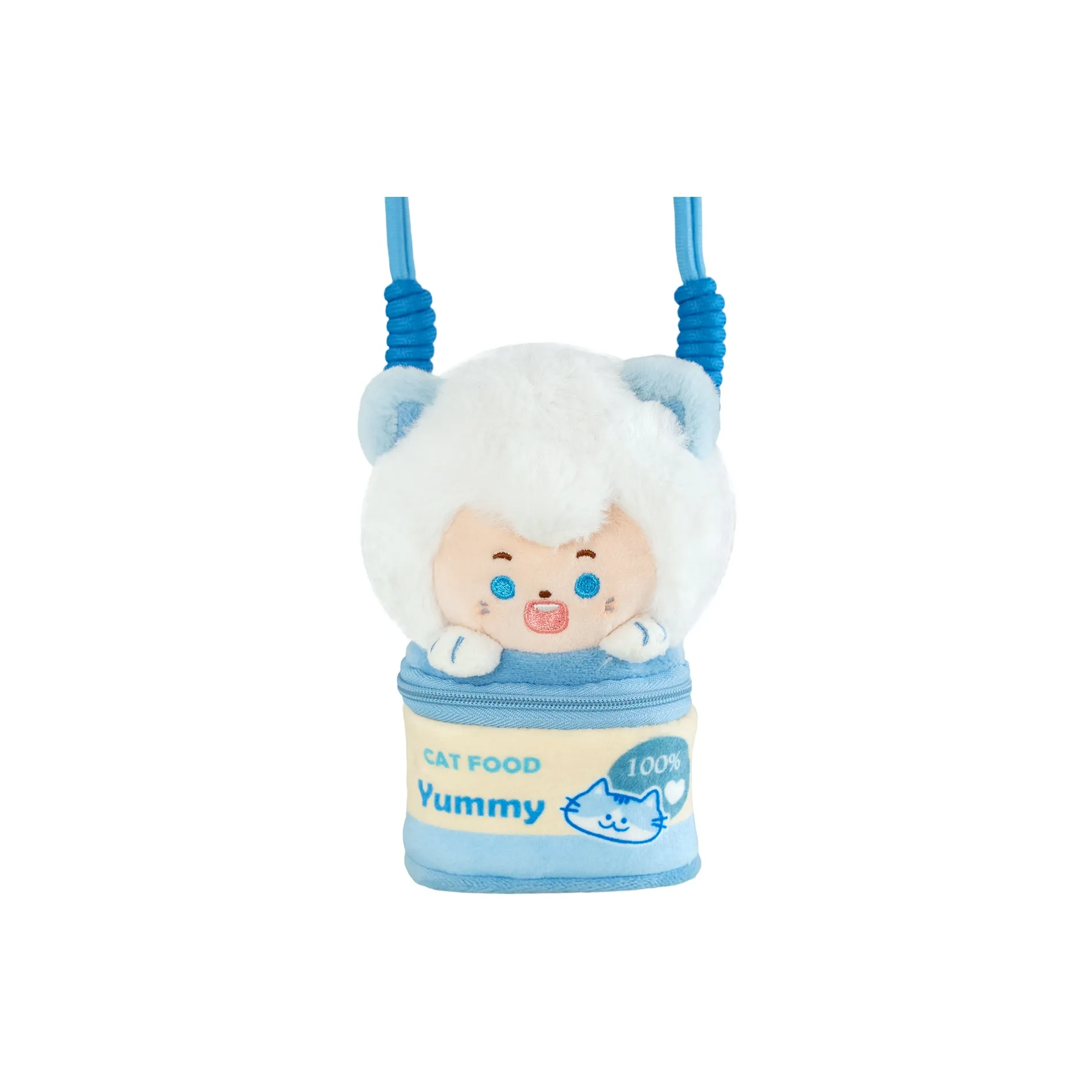 Playpoint Unlimited x Pleasant Овца And BIG Волк Pet Canned Food Collection Плюшевый Мобильный телефон Спина Нижняя заколка Мерч по IP