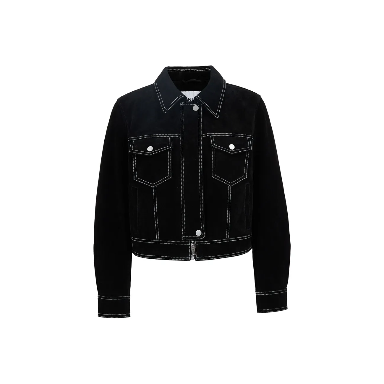 ONLY H1Z Черный Женский Кожаный Куртка