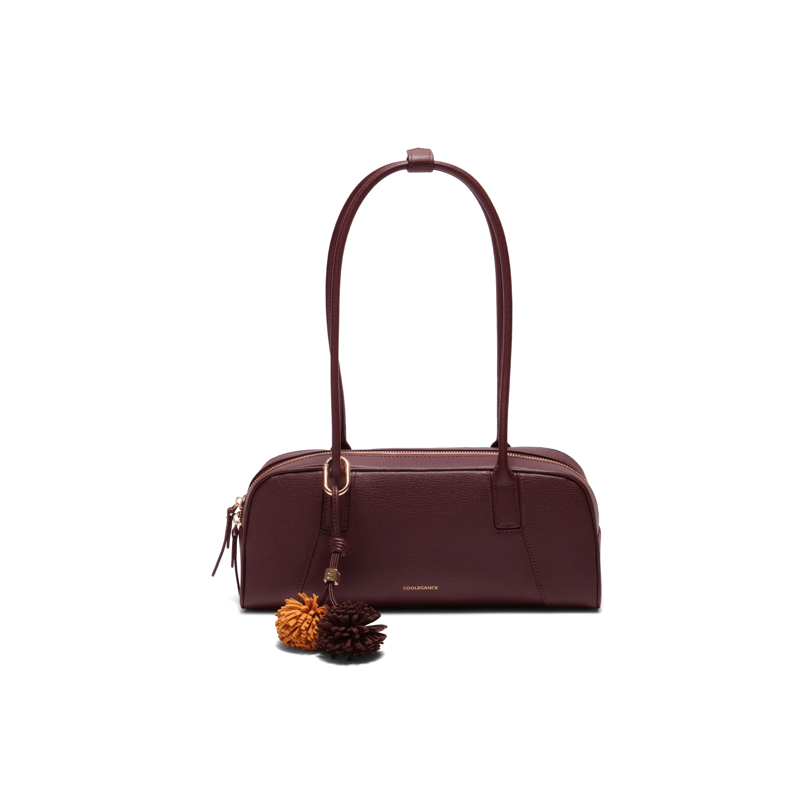 BELLE Корова Кожа с Искусственной Кожей Бостон Сумка Плечевая Сумка Средний Женский Многоцветный