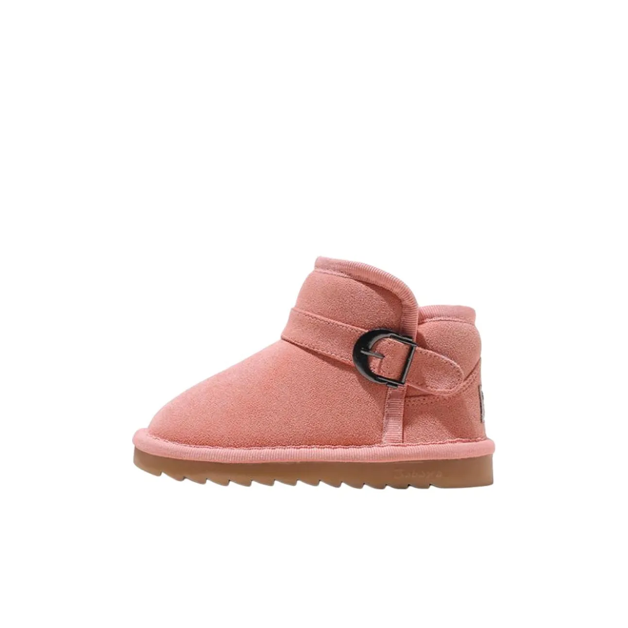 Babaya Slip-resistant Abrasion-resistant Thermal MID Top Baby Shoes Pink Baby Бабая противоскользящий устойчивый к истиранию термальный MID топ детские ботинки розовый детский
