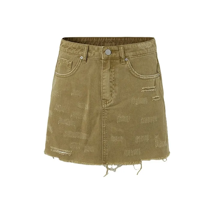 URBAN REVIVO Dream Traveler Джинсовые короткие юбки Женские