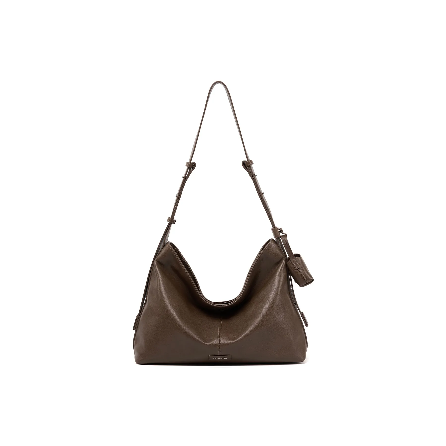 LA FESTIN Лицевая коровья кожа Сумка для повседневного использования через плечо Сумка через плечо HOBO Сумка на плечо Большая Женская Многоцветная