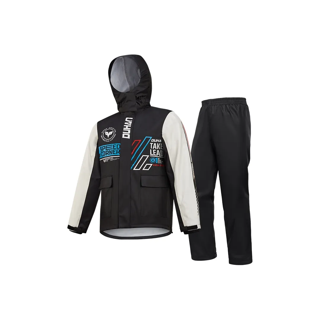 Duhan Biker Raincoat Motorcycle Jacket Unisex