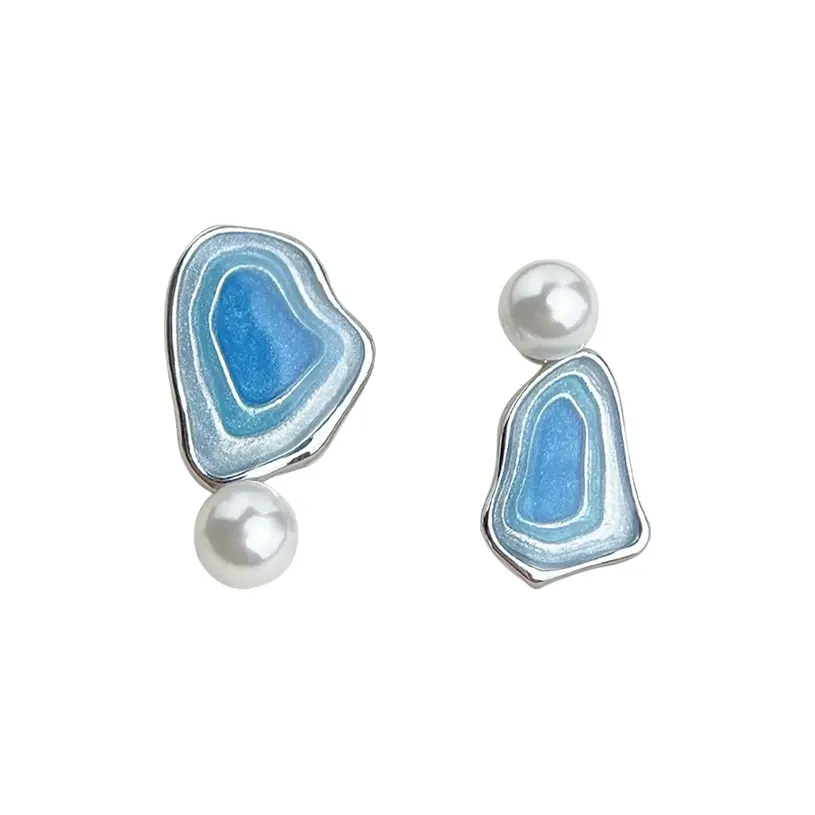 VERENA REINE Искусственная жемчужина Нижняя заколка Серьги On Женские