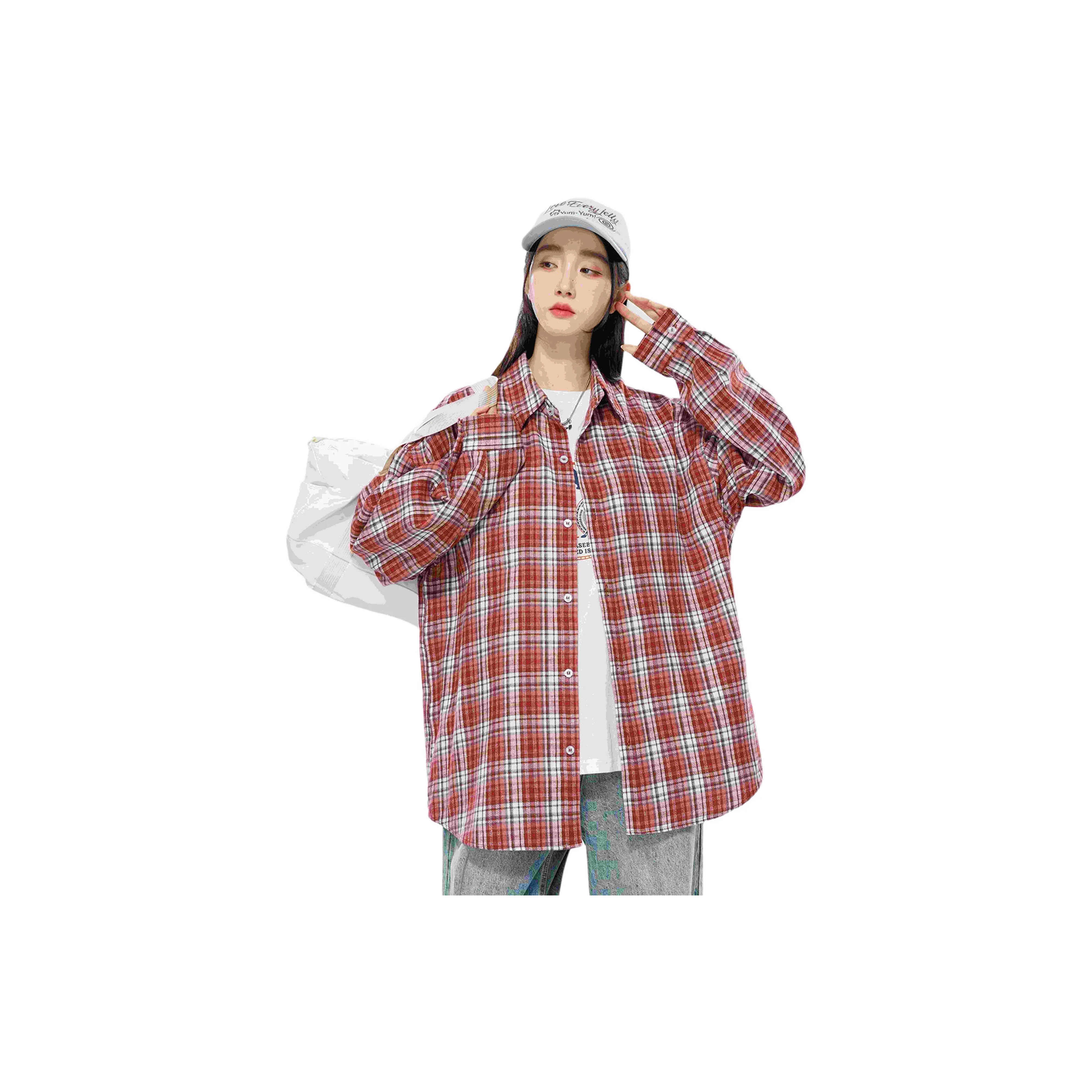 BOTH PLAY Красный Унисекс Рубашки