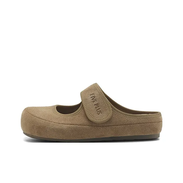 FIVE PLUS Abrasion Resistant Slip Resistant Wrap toe Slippers Women's