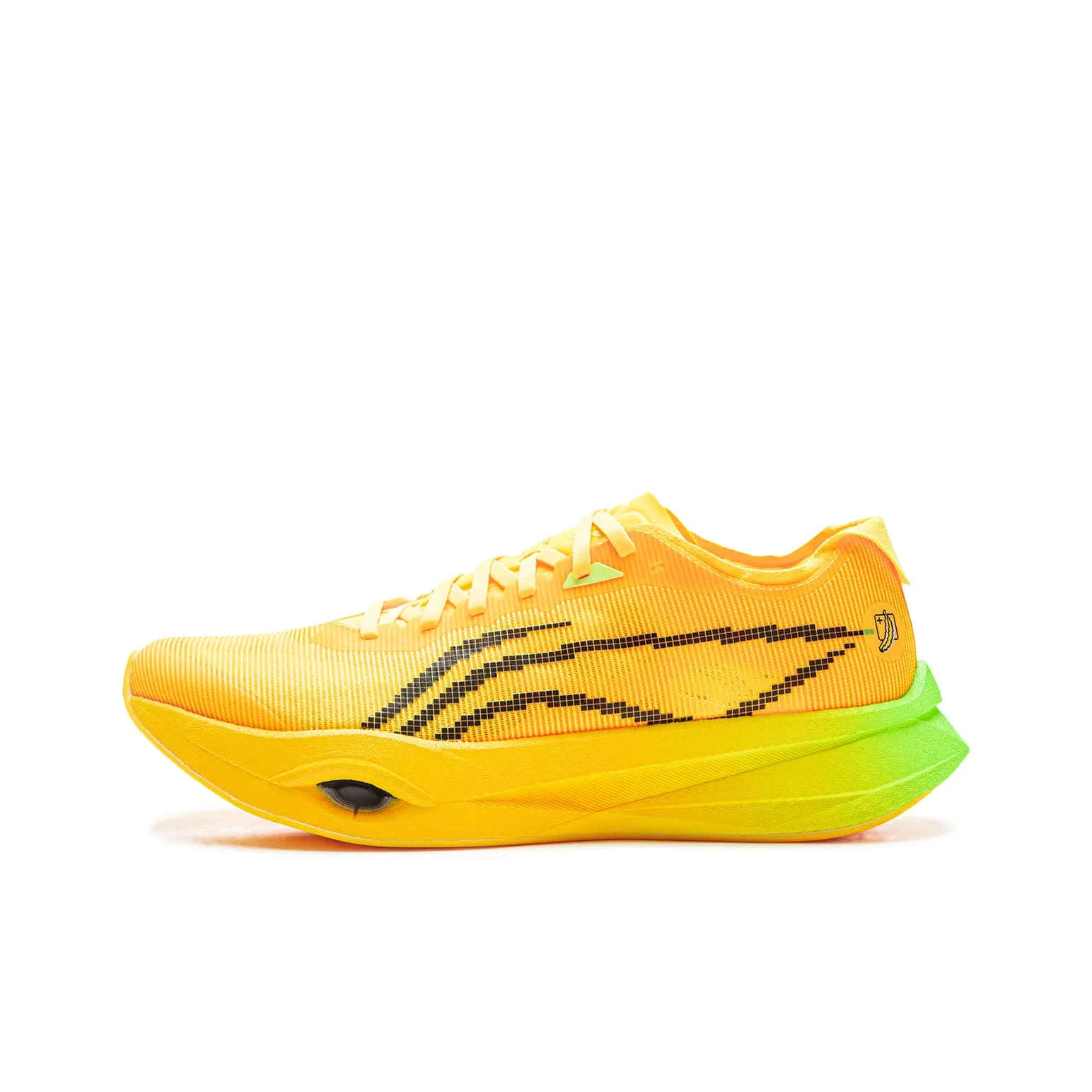 LINING Trend Pro Амортизация Дышащий Поддержка Легкий Отскок Низкий Топ Бег на длинные дистанции Обувь Унисекс Желтый