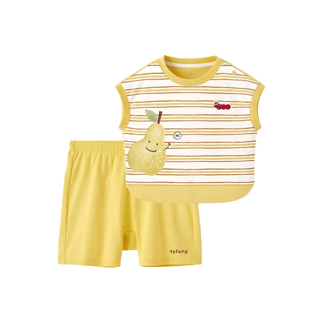 YeeHoO Повседневная спортивная одежда 2 предмета комплект для младенцев и малышей