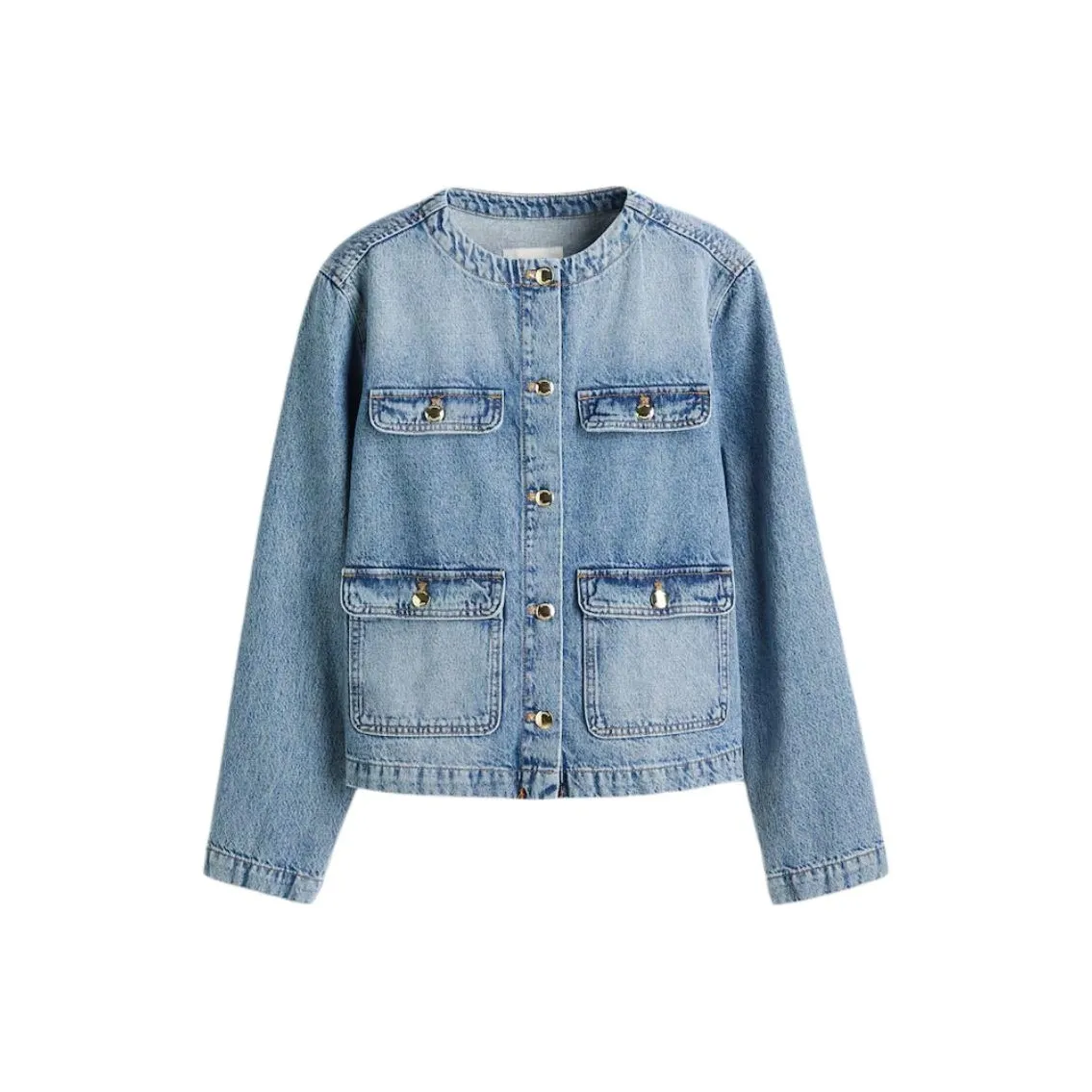 H&M Джинсовый Синий Женский Куртки