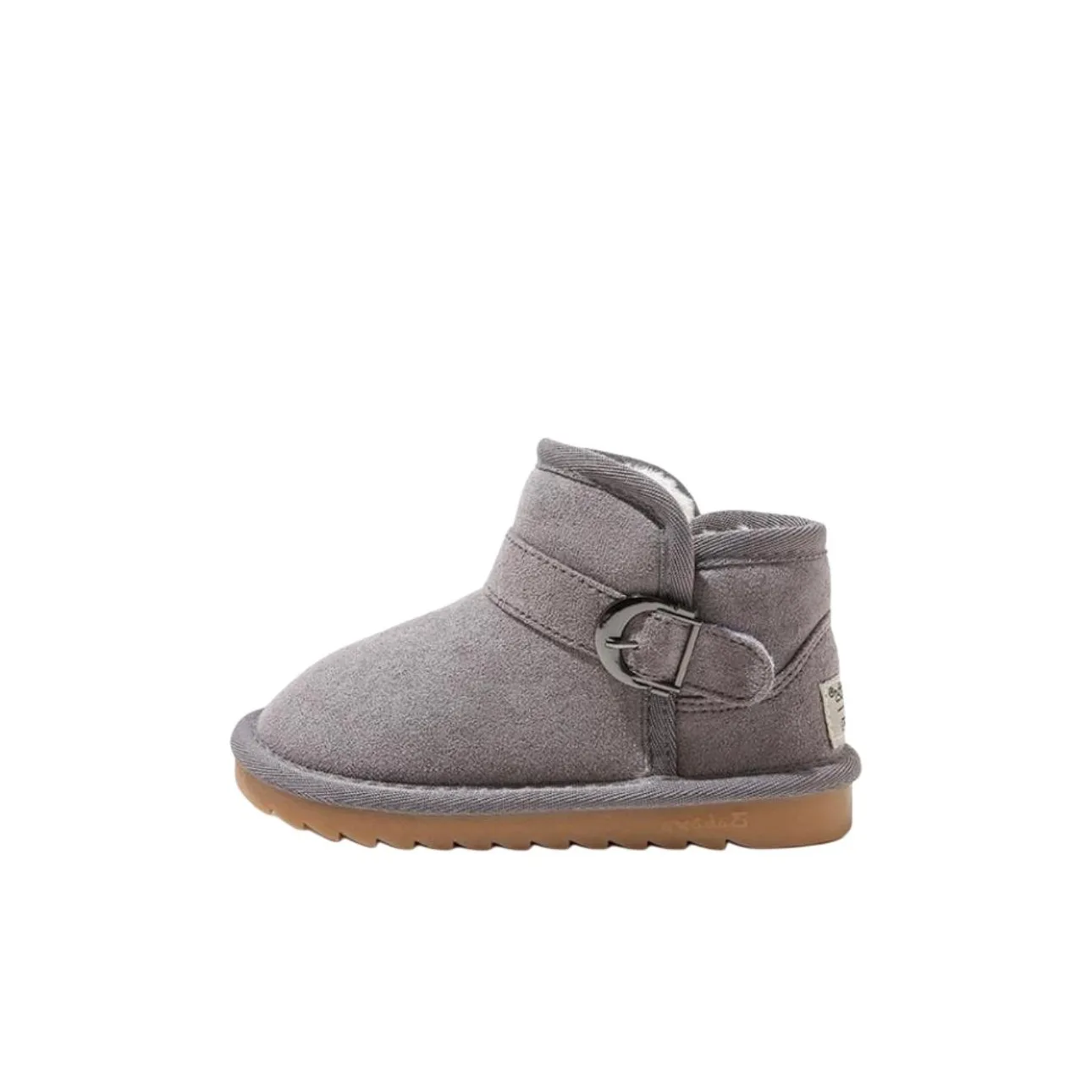 Babaya Slip-resistant Abrasion-resistant Thermal MID Top Baby Shoes Gray Baby Бабая противоскользящий устойчивый к истиранию термальный MID топ детские ботинки серый детский