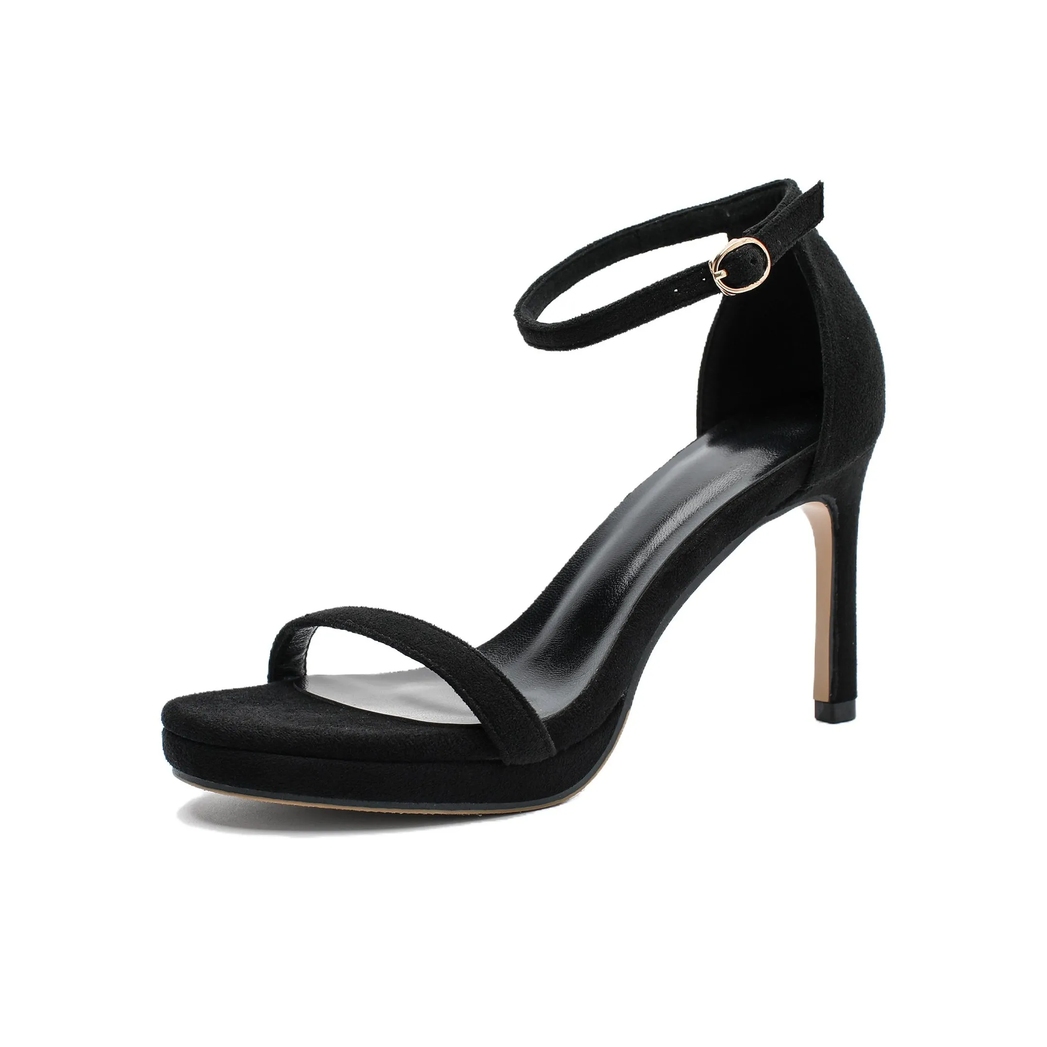 Lan Miao One Ремешок Сандалии Женские Черные