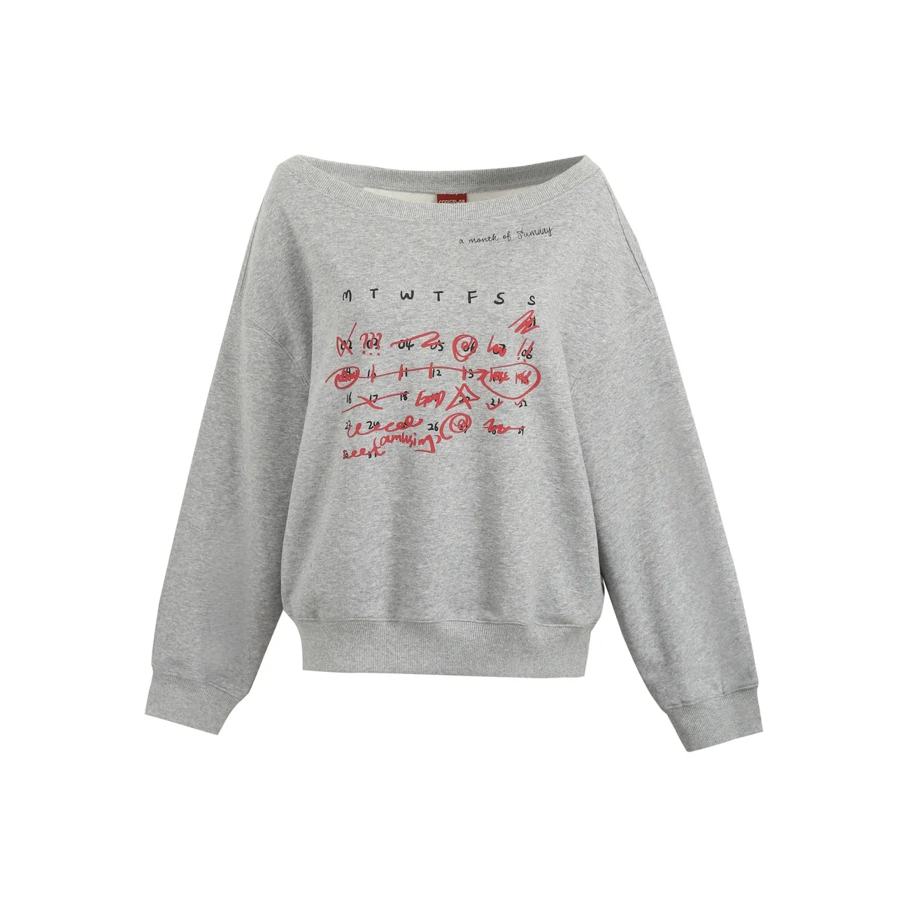 CODICE.HE Серый Женский Свитшот