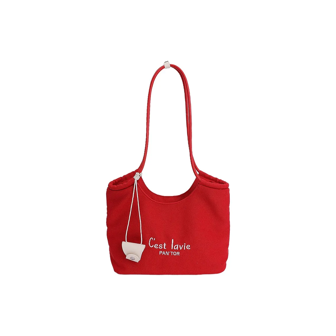 NX DOUGHNUT Холст С принтом Сумка-тоут Сумка через плечо Женская Многоцветная