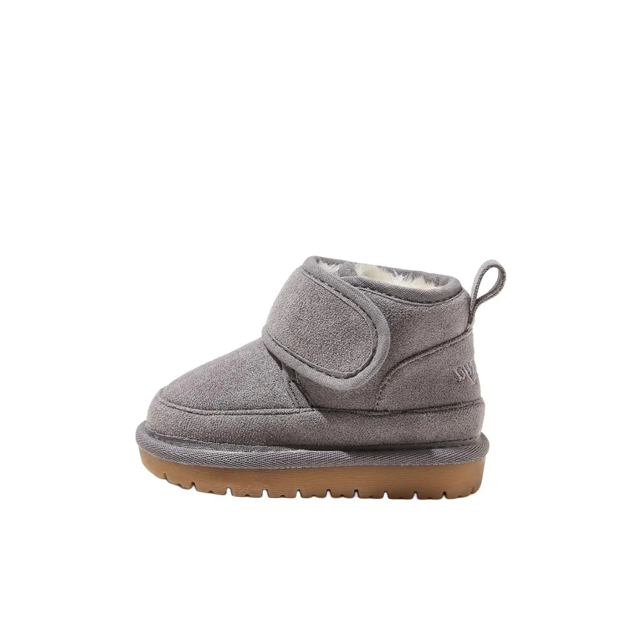 Babaya Slip-resistant Abrasion-resistant Thermal Baby Shoes Gray Baby Babaya Противоскользящие Устойчивые к истиранию Термические детские ботинки серого цвета для малышей