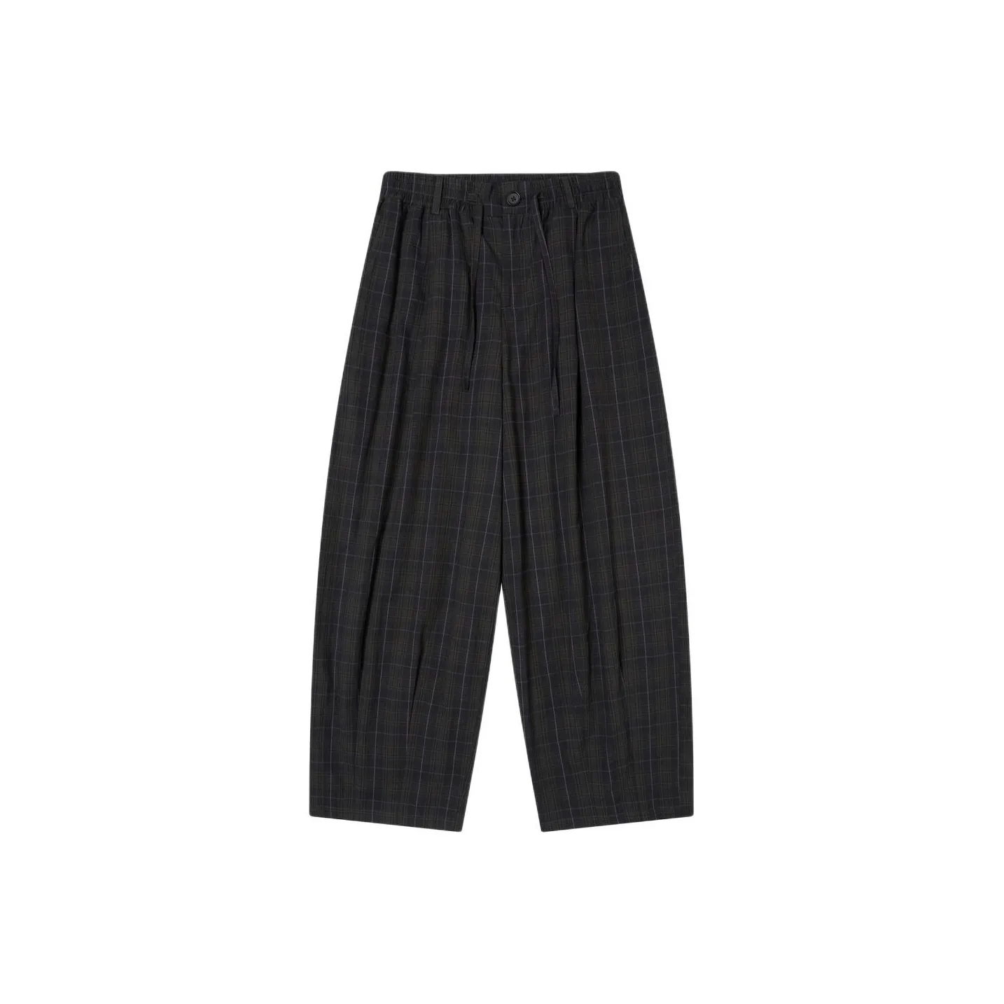 TGNS Ink Green Plaid Unisex Casual Pants TGNS Ink Зеленый Клетка Унисекс Повседневные Штаны