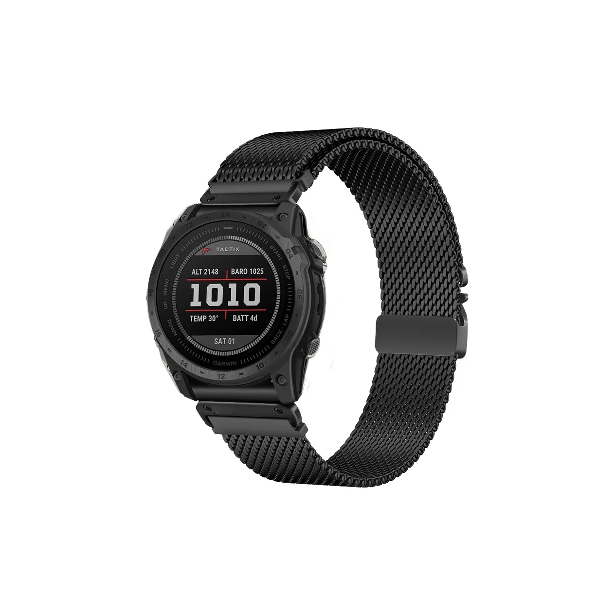 AKGLEADER Ремень совместим с Garmin материал титан длина 231 мм
