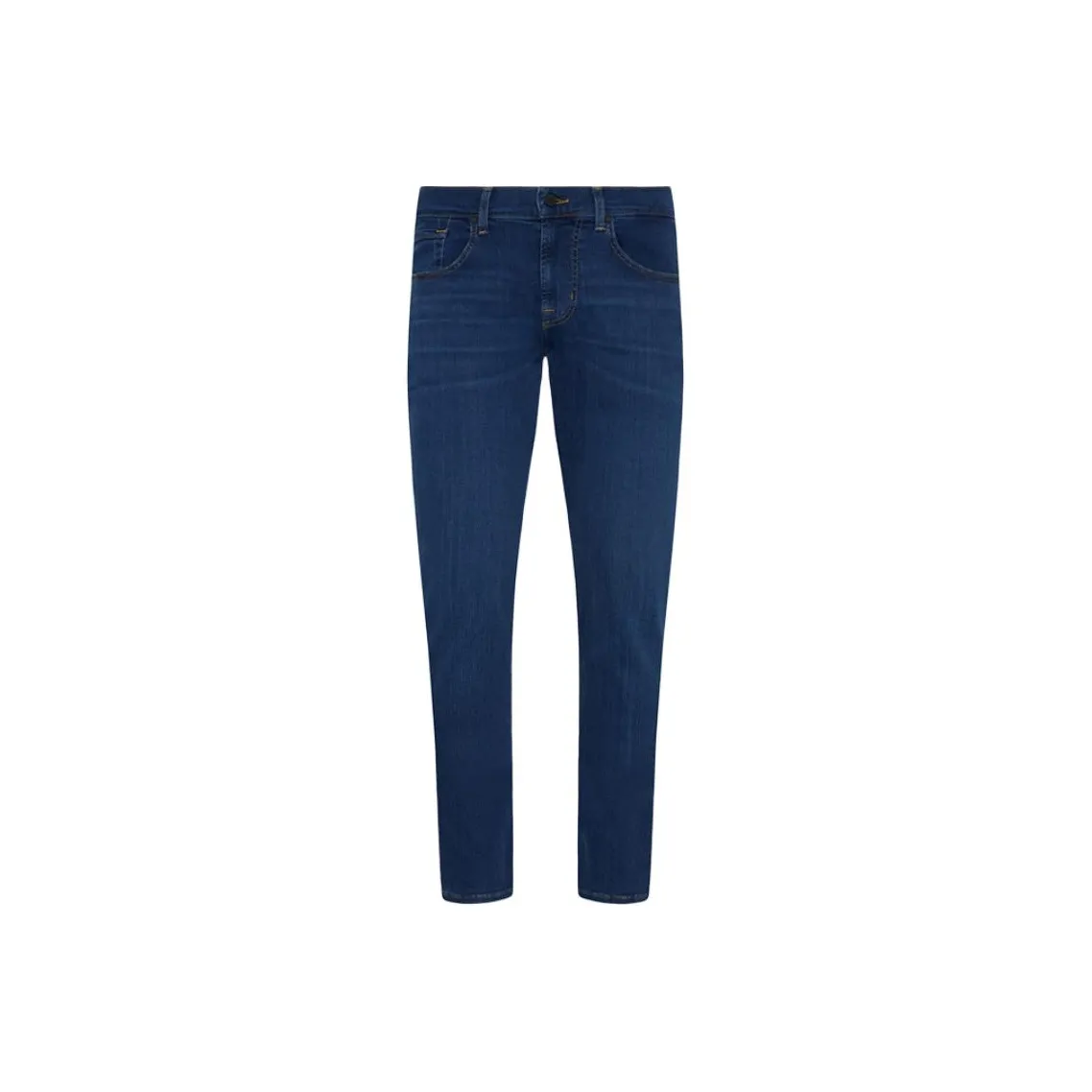 SEVEN FOR ALL MANKIND Темно-синий деним Мужские Джинсы