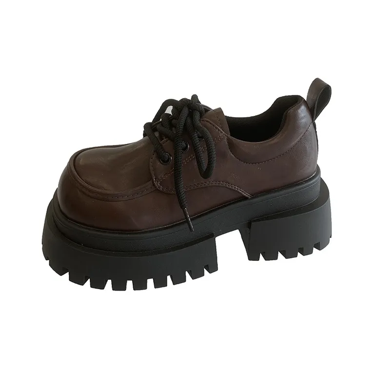 BINGO DUCK визуально увеличивает рост Универсальный Винтаж Туфли Мэри Джейн Женские