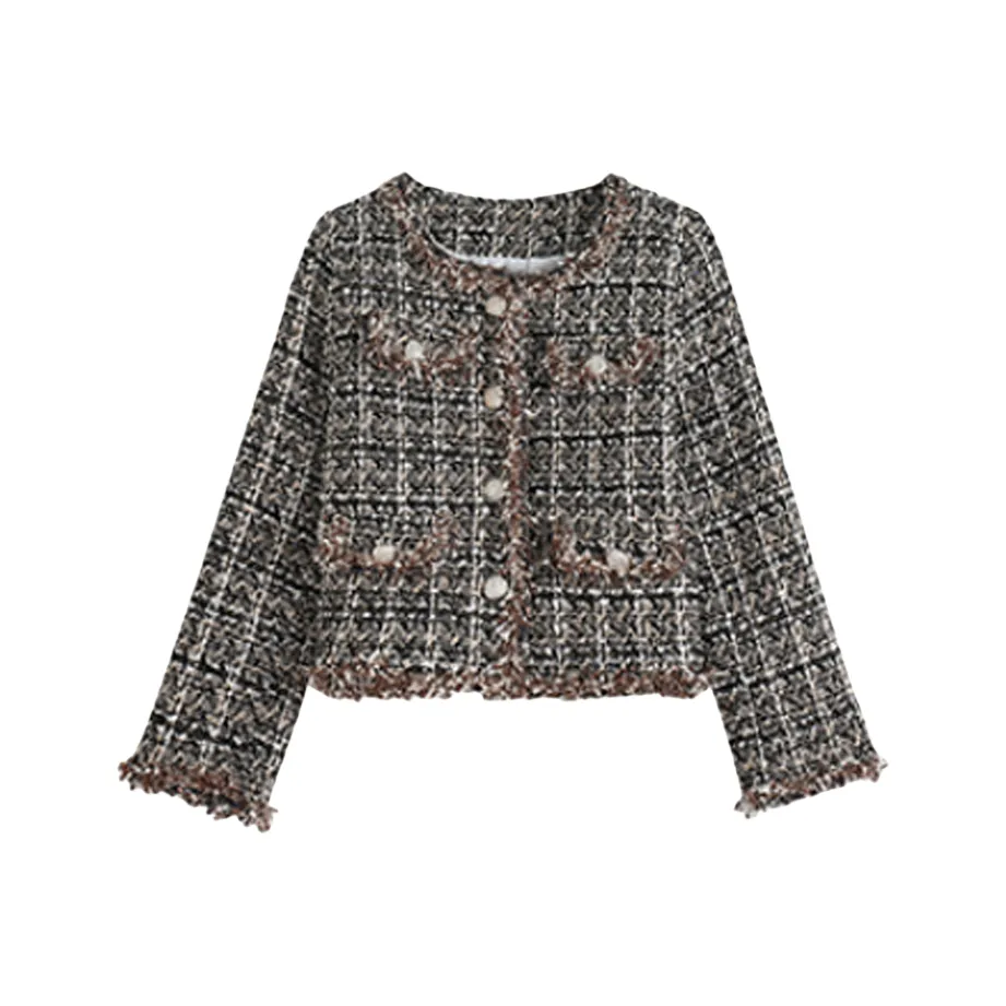 AFGGD Серый Женский Короткий Пальто