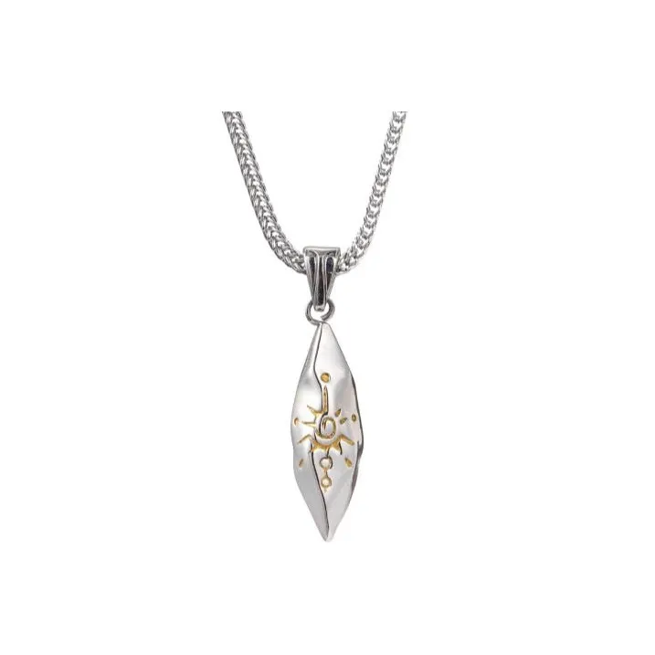 Quarqor Ожерелья из титанового стального сплава Мужской