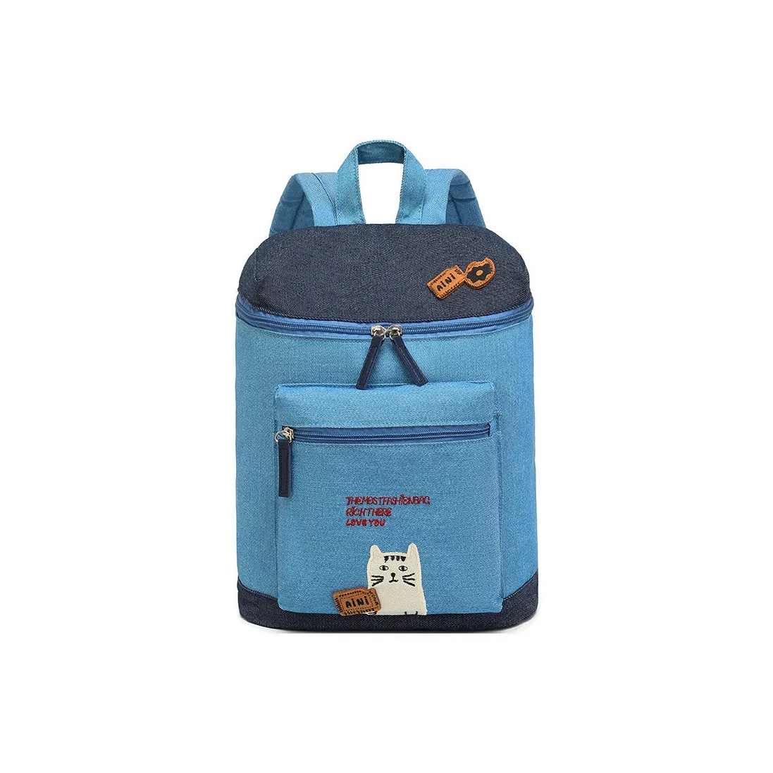 NOMK Холст Рюкзак Женский Синий