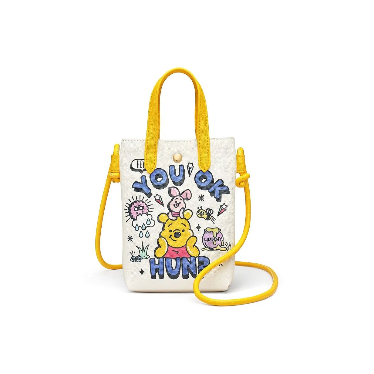 Серия Disney Winnie The Pooh PVC Сумка Женская Желтая