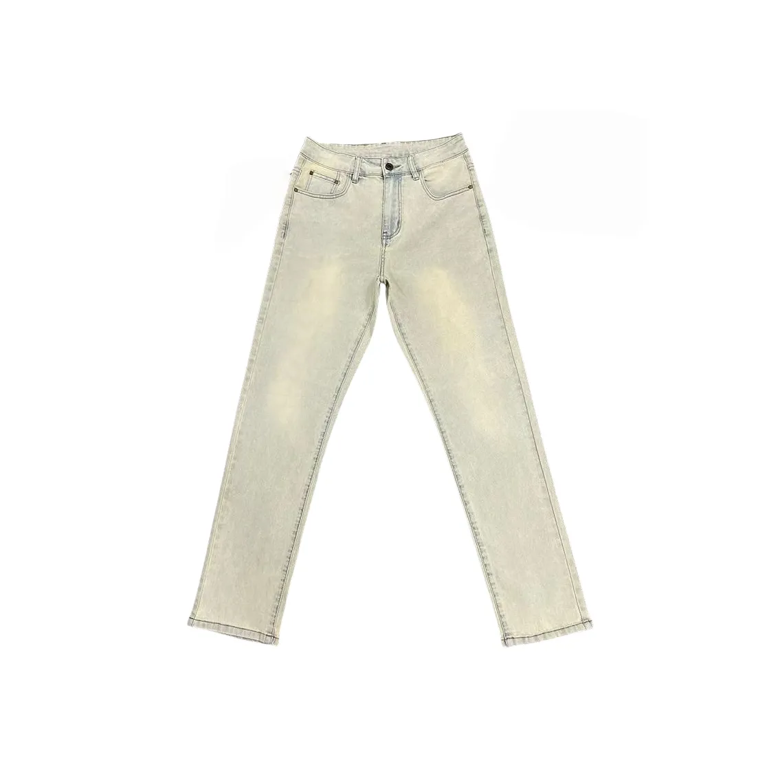 ZMHT Желтые Грязные Унисекс Джинсы