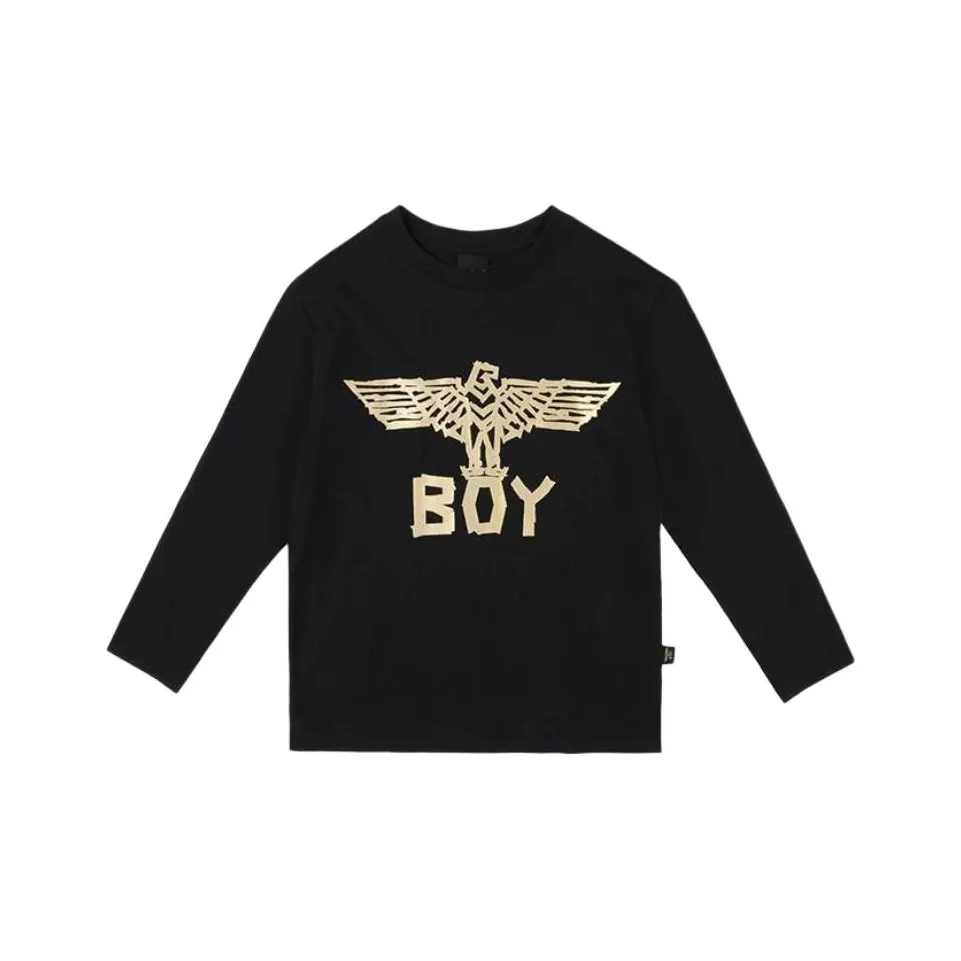 BOY JUNIOR Черный Унисекс T-рубашки