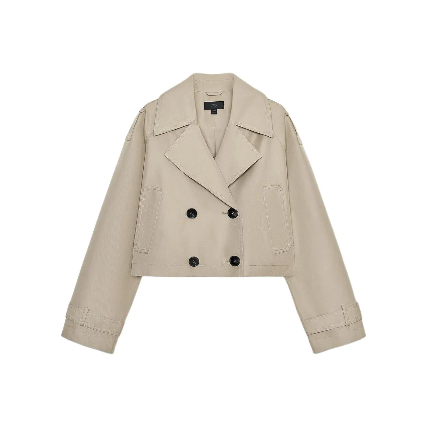 ZARA Коричневый Женский Тренч