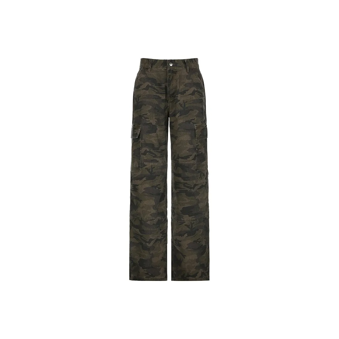 Devanro Армейский зеленый Женские Карго Брюки