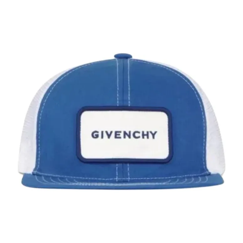 Givenchy Хлопковые кепки унисекс синие и белые