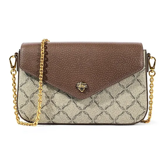 Ed Hardy Classic Series Сумка через плечо из натуральной коровьей кожи сумка на плечо обычная женская росный умбра хаки