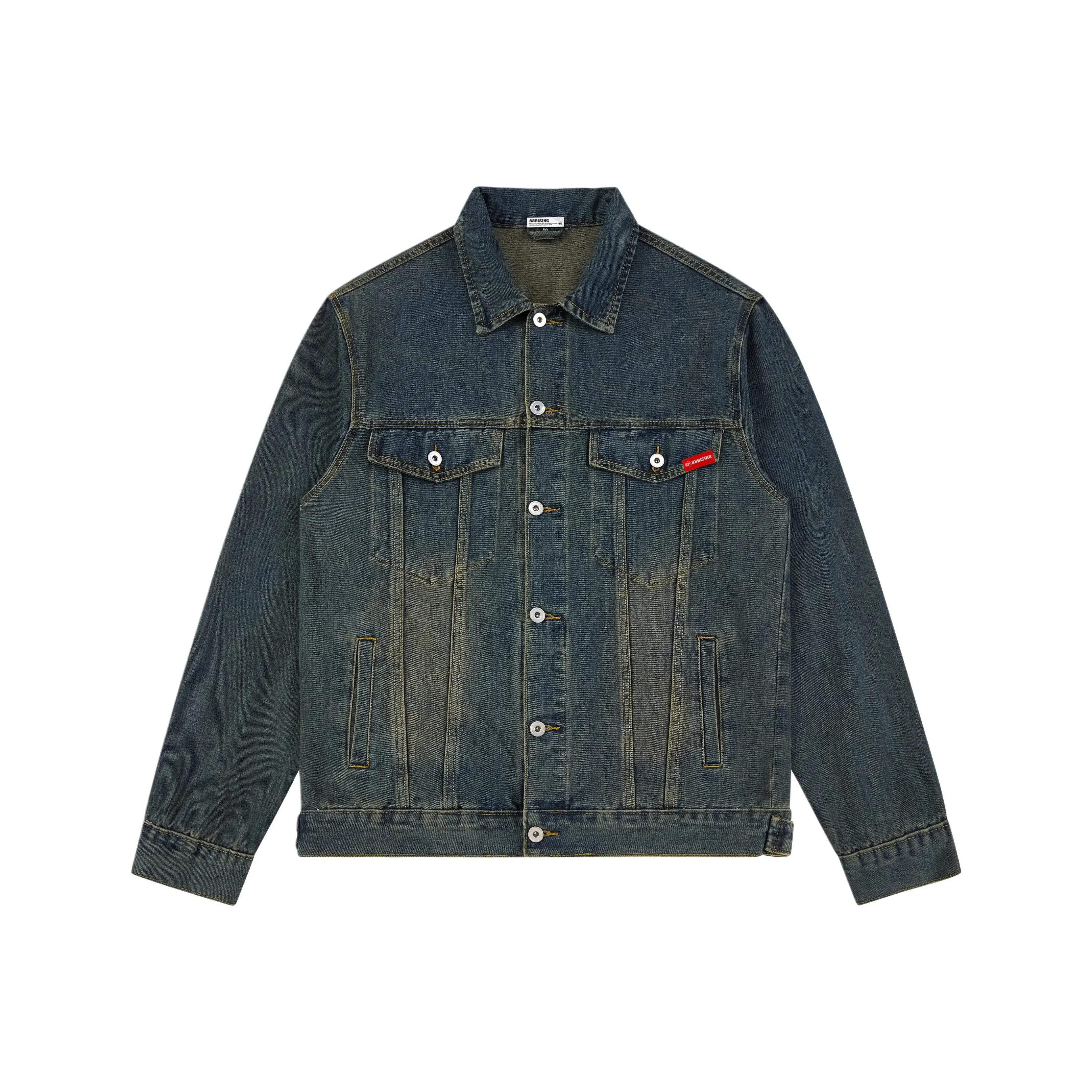 88rising Ностальгический зеленый унисекс джинсовые куртки