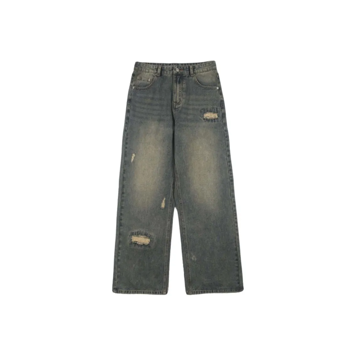 KAIZZGAO Винтаж Мужские Джинсы