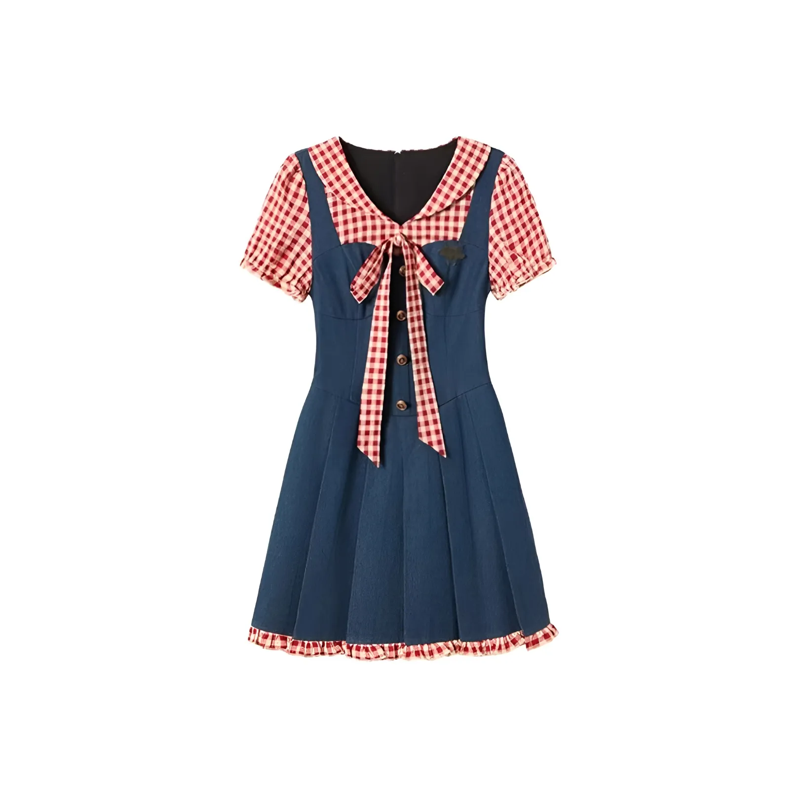 XIAOLIZI Red Plaid Женские Платья Без Рукавов