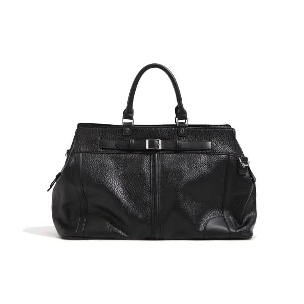 VIHUS Сумка через плечо из коровьей кожи дорожная сумка обычная мужская черная