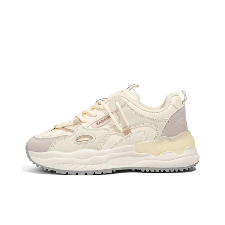 Babaya Slip-resistant Abrasion-resistant Thermal Low-Top Footwear Women's Beige