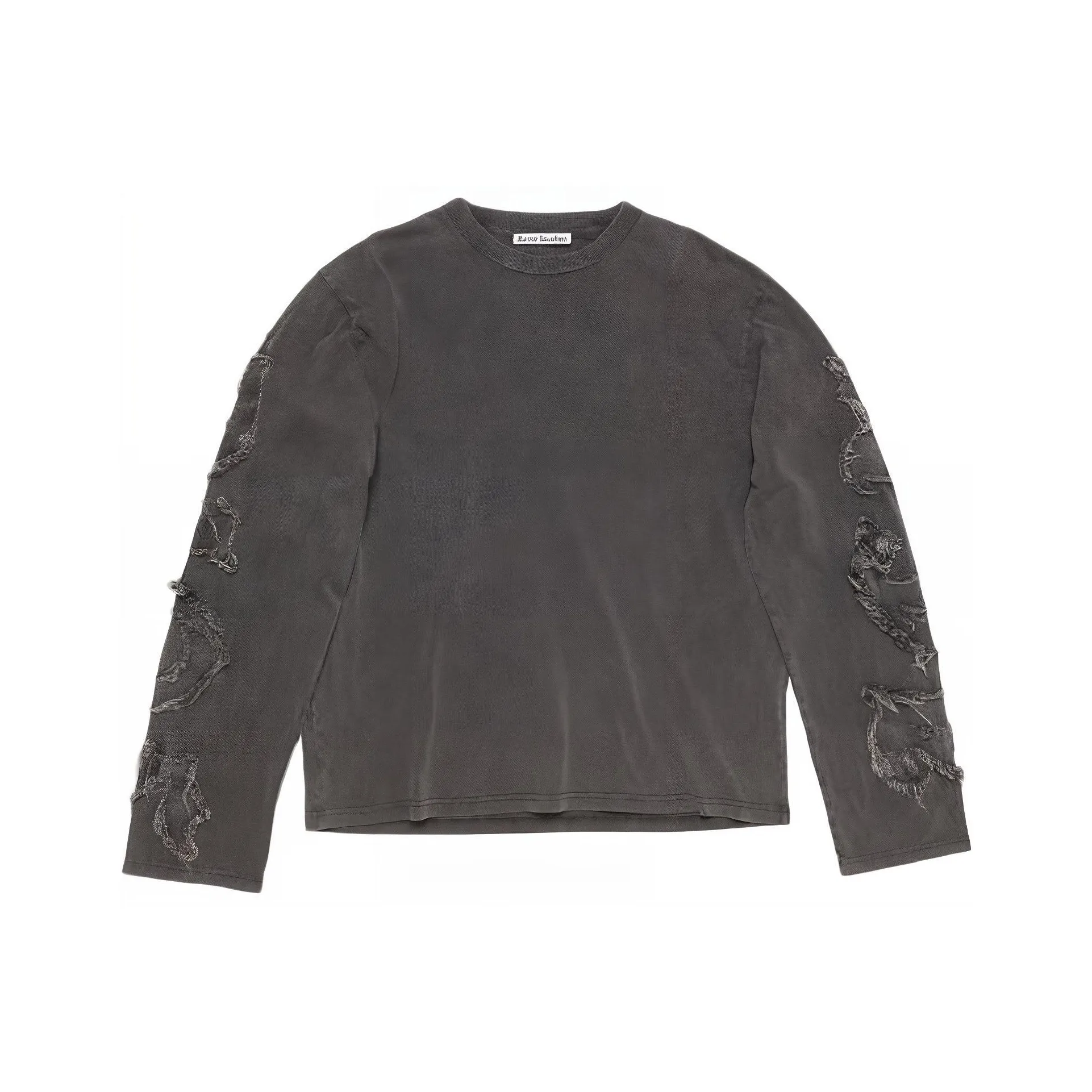 ACNE STUDIOS SS25 T-Shirt Унисекс Серый