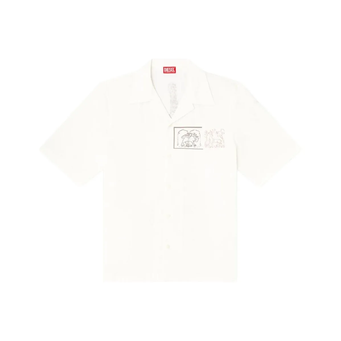 DIESEL Белые Мужские Рубашки