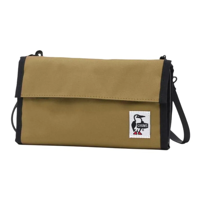CHUMS Переработанный полиэстер Сумка через плечо Унисекс Коричневый