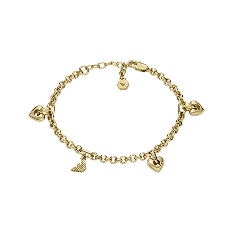 EMPORIO ARMANI Браслеты из латани Женские Золотые