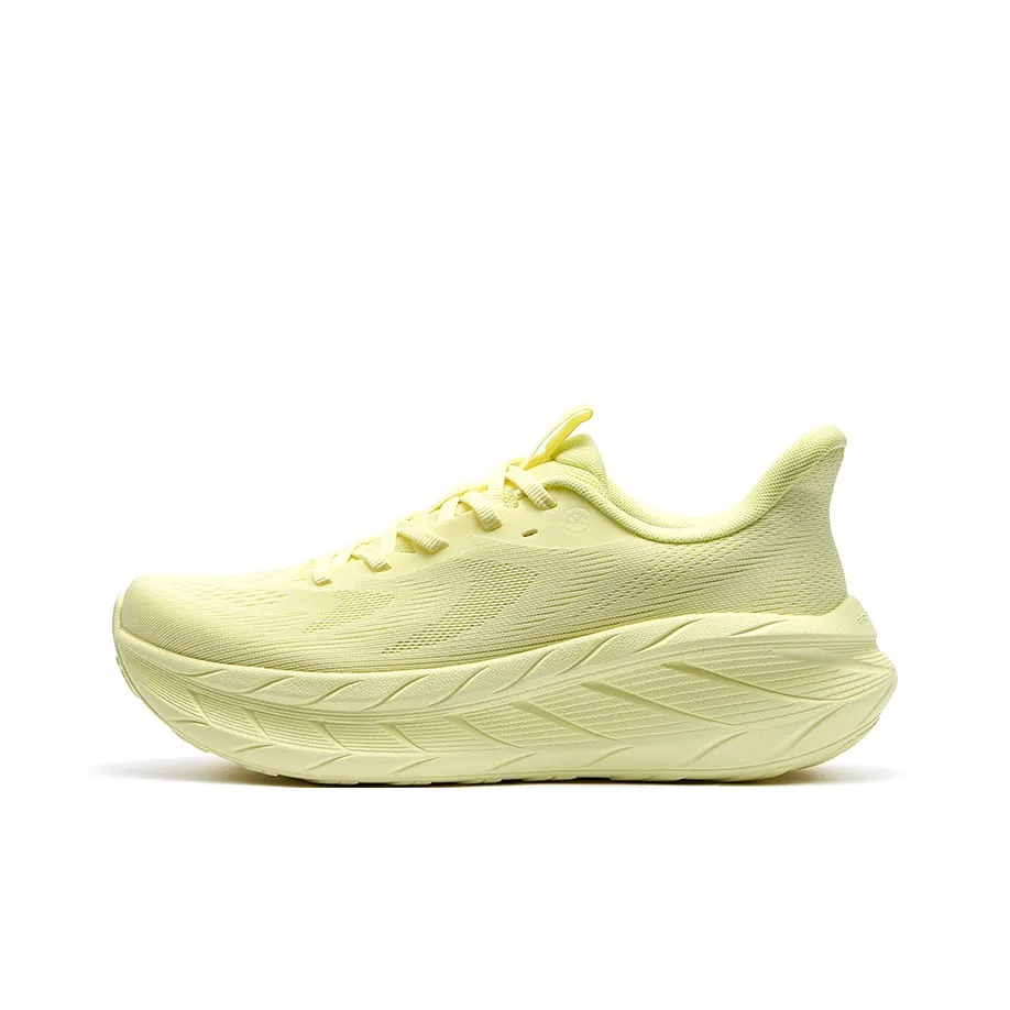 BMAI Expedition Pure2,0 Slip-resistant и дышащий с низким верхом беговые кроссовки для женщин кремово-желтый цвет