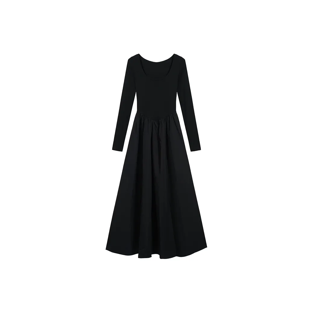 ABBY GODDESS Осенний длинный платье с длинными рукавами женское