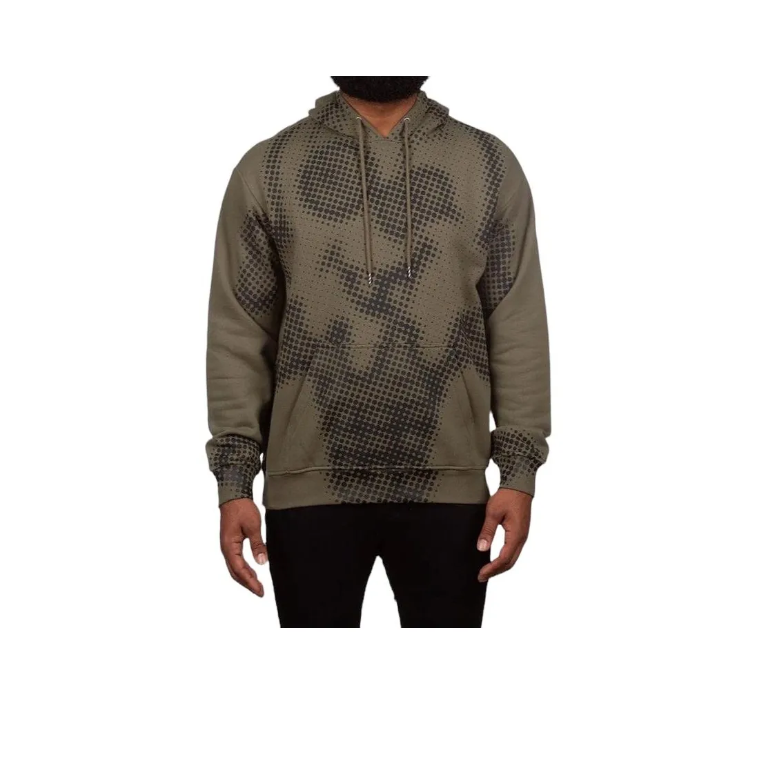 Мороженое Армейский зеленый Унисекс Свитшоты