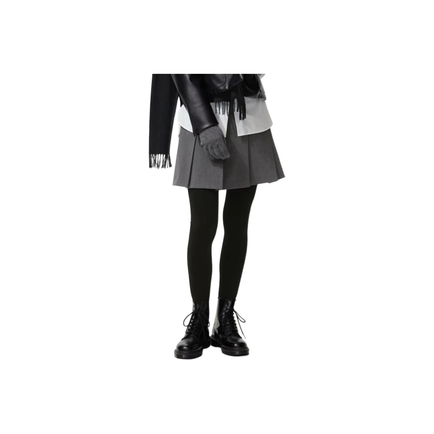 UNIQLO Черные Женские Леггинсы