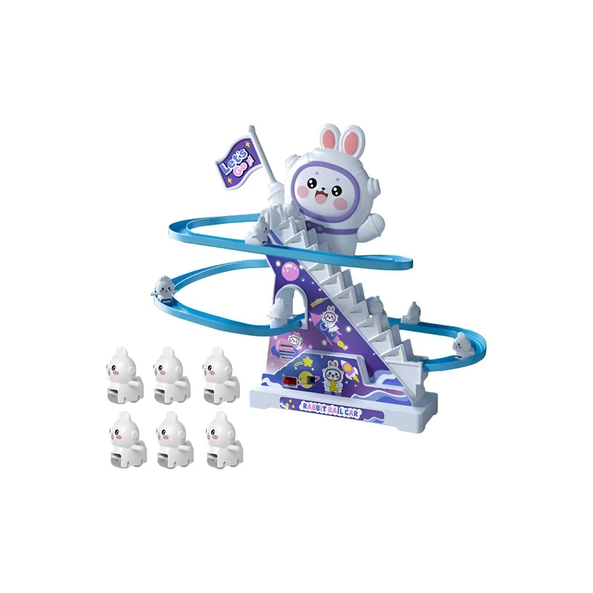 Hidicci Climb The Stairs с электрической дорожкой слайды ветер вверх игрушки